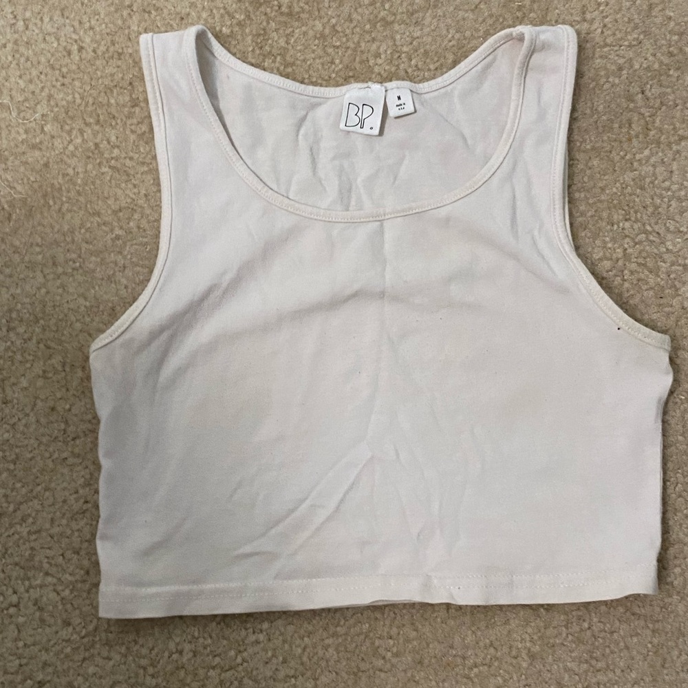 White Crop Top